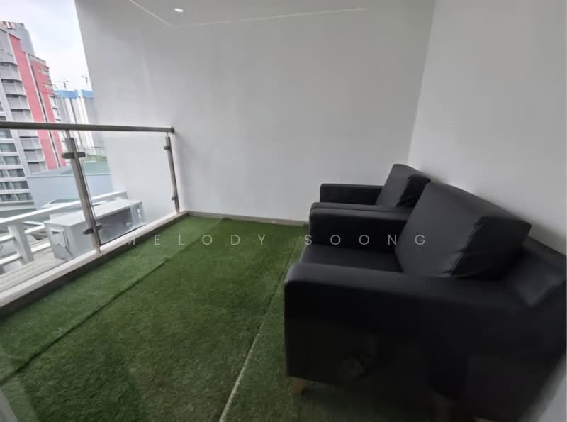 Service Residence for Rent at V Residence 3 @ Sunway Velocity - Melody Soong - Balcony - PropertyGuru.com.my