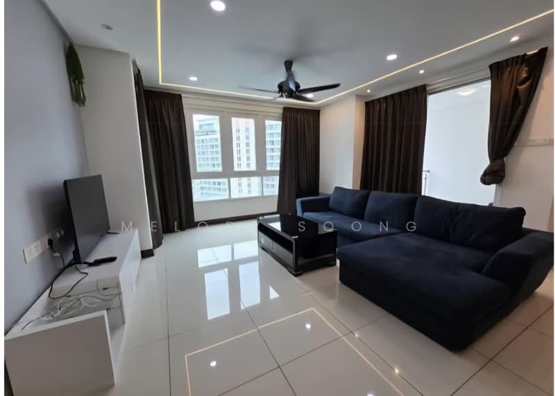 Service Residence for Rent at V Residence 3 @ Sunway Velocity - Melody Soong - Living Room - PropertyGuru.com.my