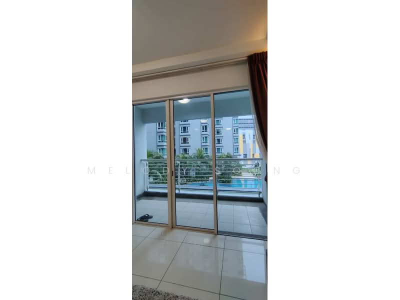 Service Residence for Rent at V Residence 3 @ Sunway Velocity - Melody Soong - Balcony - PropertyGuru.com.my