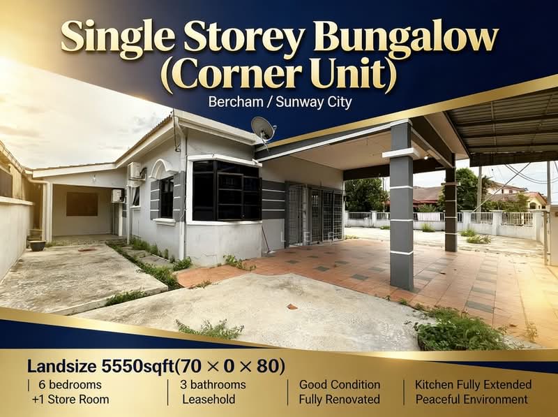 Bungalow for Sale in Bercham (Ipoh) - CY Lee - Exterior - PropertyGuru.com.my
