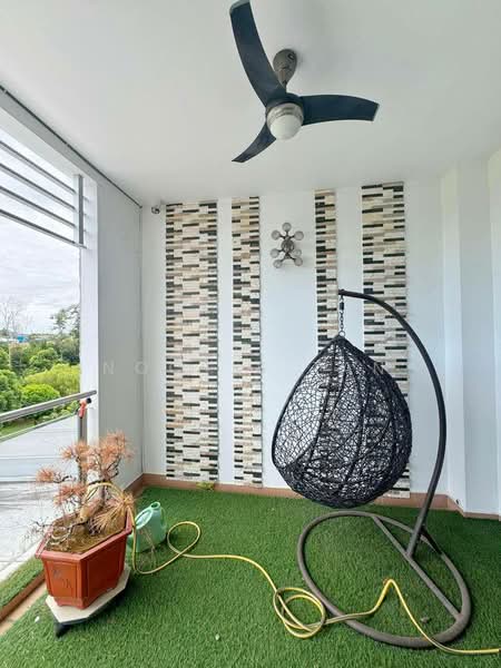 3-storey Terraced House for Sale in Bandar Seri Alam (Masai) - Noctis Tan - Balcony - PropertyGuru.com.my