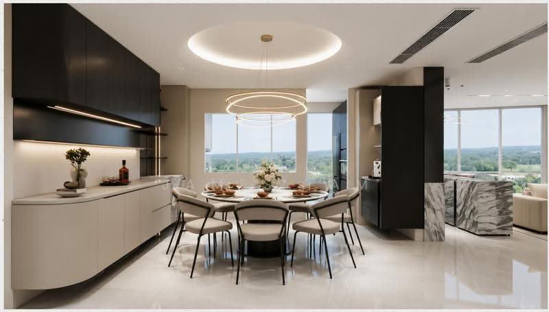 Service Residence for Sale at The Oval - James Lam - Dining Room - PropertyGuru.com.my