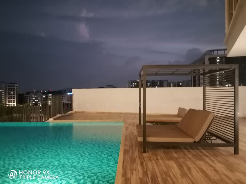 Service Residence for Rent at AraTre' Residences - Chien Koh - Pool - PropertyGuru.com.my