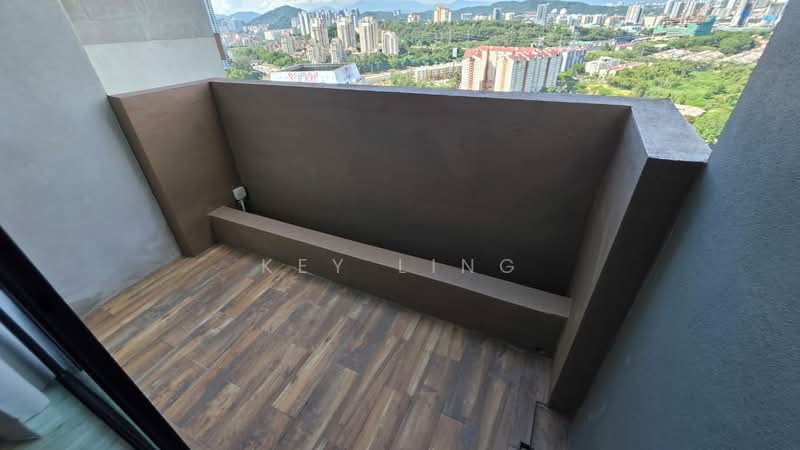 Service Residence for Sale at Lumi Tropicana - Key Ling - Balcony - PropertyGuru.com.my