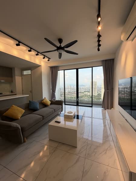 Kondominium untuk Disewa di South Brooks - Kok KH - Living Room - PropertyGuru.com.my