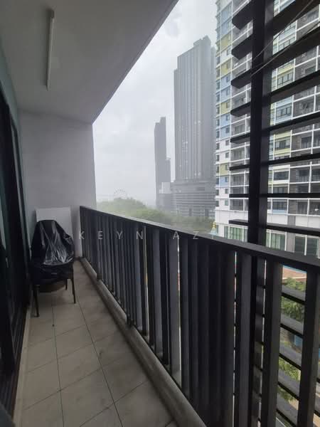 Service Residence for Sale at i-SOHO @ i-City - Keyn Aziz - Balcony - PropertyGuru.com.my