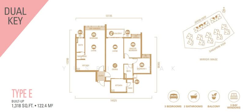 Servis Apartment untuk Disewa di R&F Princess Cove Phase 1 - Yusri Yusak - PropertyGuru.com.my