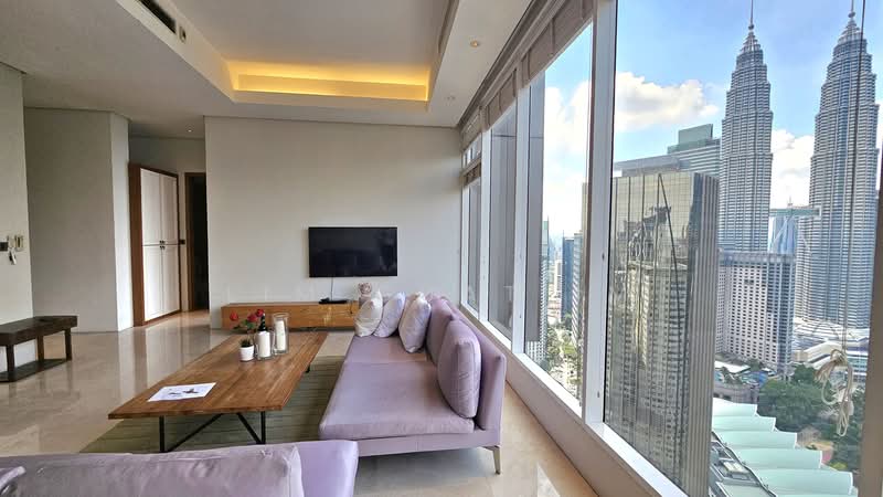 Service Residence for Rent at Vipod Residence - Lim Guat Im - Living Room - PropertyGuru.com.my