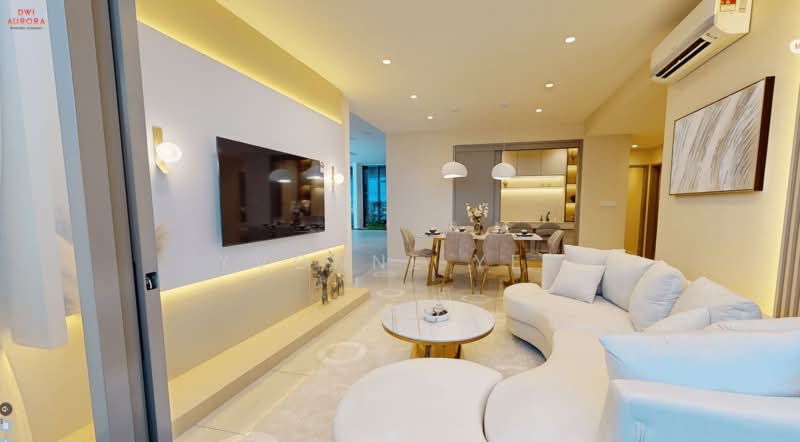 Condominium for Sale at Dwi Aurora Residences - Yvonne Yep - Living Room - PropertyGuru.com.my