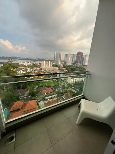 Servis Apartment untuk Dijual di Paragon Suites @ CIQ - Xin Yi - Balcony - PropertyGuru.com.my