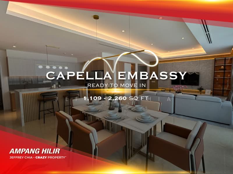 Condominium for Sale at Capella Embassy (D'Rapport Residences) - Jeffrey Chia - Kitchen - PropertyGuru.com.my