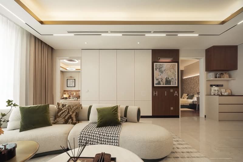 Kondominium untuk Dijual di Capella Embassy (D'Rapport Residences) - Jeffrey Chia - Living Room - PropertyGuru.com.my