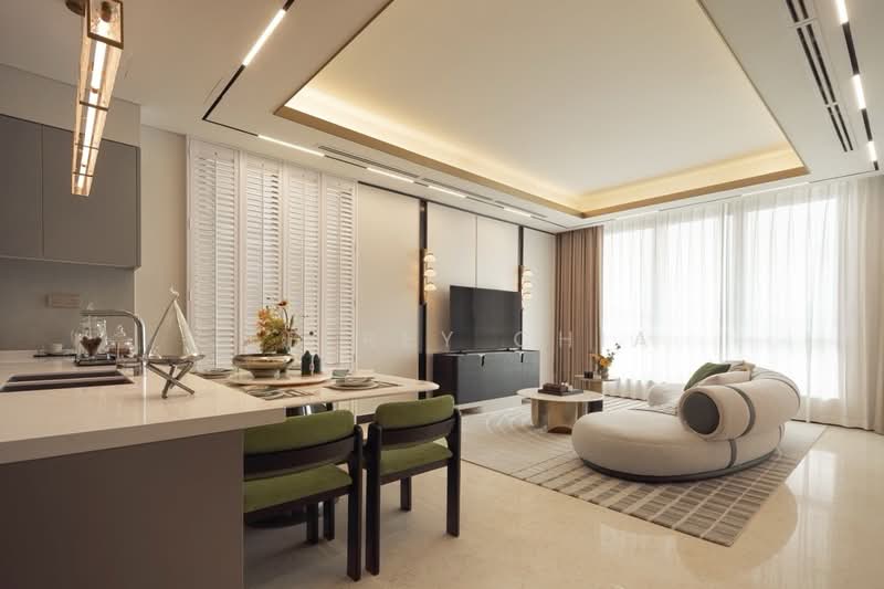 Kondominium untuk Dijual di Capella Embassy (D'Rapport Residences) - Jeffrey Chia - Living Room - PropertyGuru.com.my