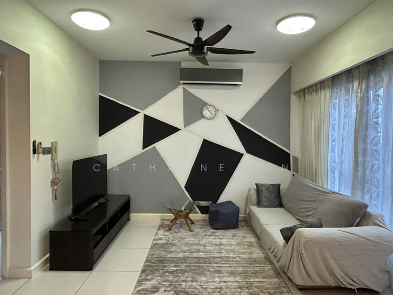 Kondominium untuk Disewa di Tiffani Kiara - Cathrine Lin - Living Room - PropertyGuru.com.my