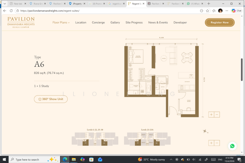 Service Residence for Sale at Pavilion Damansara Heights - Llionel Ong - PropertyGuru.com.my