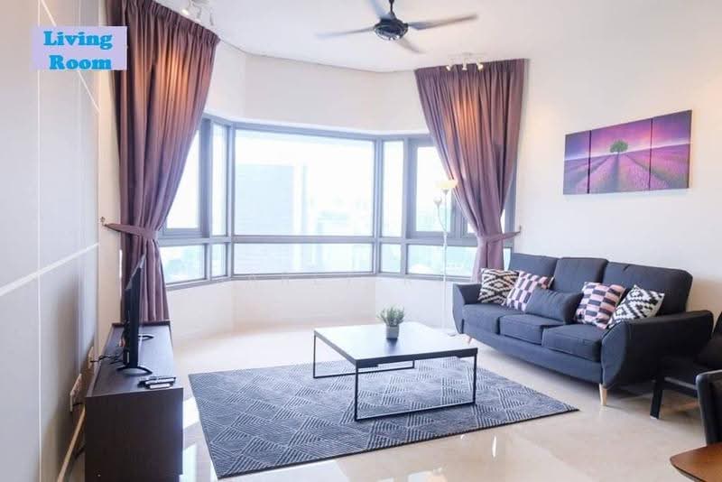 Service Residence for Sale at The Sentral Residences - jaret kok - Living Room - PropertyGuru.com.my