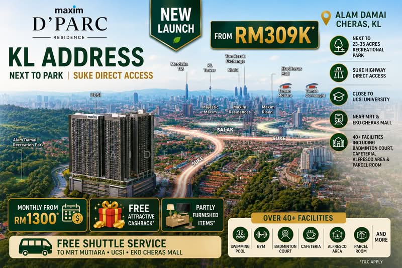 Servis Apartment untuk Dijual di Maxim D'Parc - Aiden Kong - Exterior - PropertyGuru.com.my