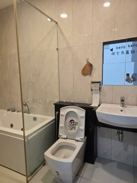 Service Residence for Rent at Paragon Suites @ CIQ - Cheryl Tey - Bathroom - PropertyGuru.com.my
