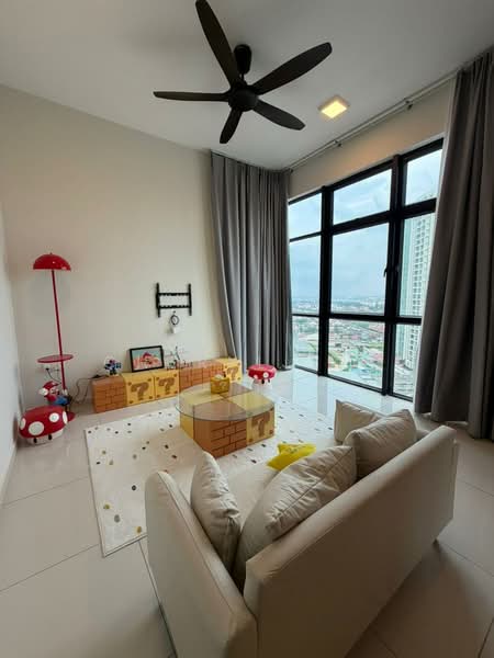 Servis Apartment untuk Disewa di Space Residency - Cheryl Tey - Living Room - PropertyGuru.com.my