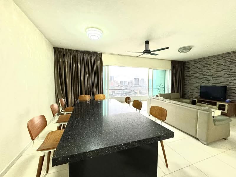 Kondominium untuk Disewa di Central Park condominium - Amber Hang - Living Room - PropertyGuru.com.my