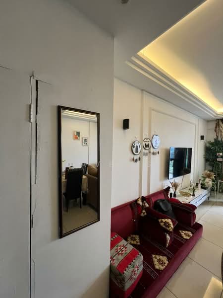 Service Residence for Sale at One South - Dave KS - Living Room - PropertyGuru.com.my