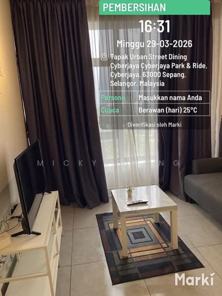 Service Residence for Rent at Kanvas SOHO - Micky Cheng - Living Room - PropertyGuru.com.my