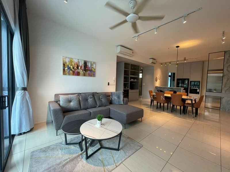Condominium for Rent at Queens Residences Q1 @ Queens Waterfront - Vincent Tan - Living Room - PropertyGuru.com.my