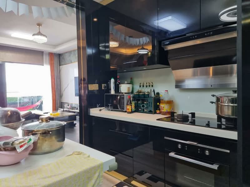 Service Residence for Rent at Skypod Residence - KT Go - Kitchen - PropertyGuru.com.my