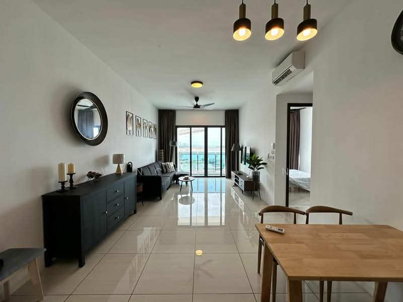 Kondominium untuk Disewa di Queens Residences Q2 @ Queens Waterfront - Vincent Tan - Living Room - PropertyGuru.com.my