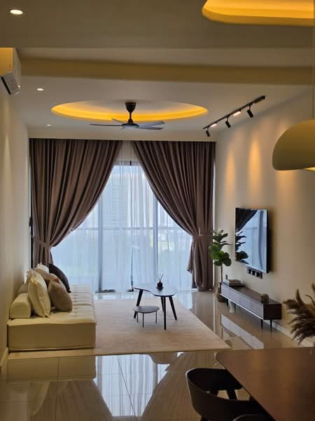 Service Residence for Rent at Duta Park Residences - Serene Lai - Living Room - PropertyGuru.com.my