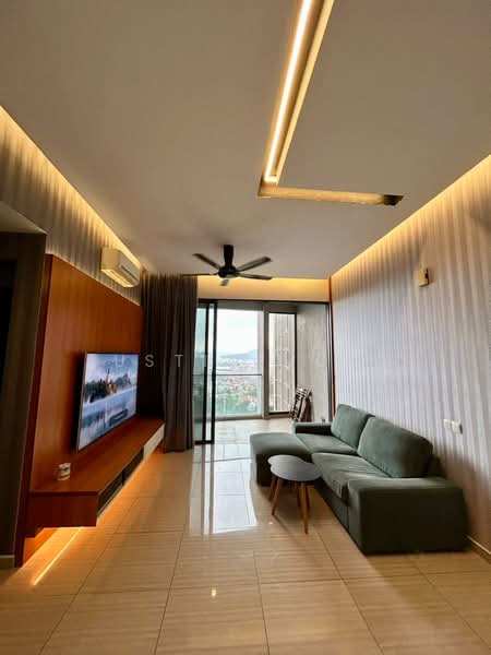 Servis Apartment untuk Dijual di Twin Arkz - Justin Voon - Living Room - PropertyGuru.com.my