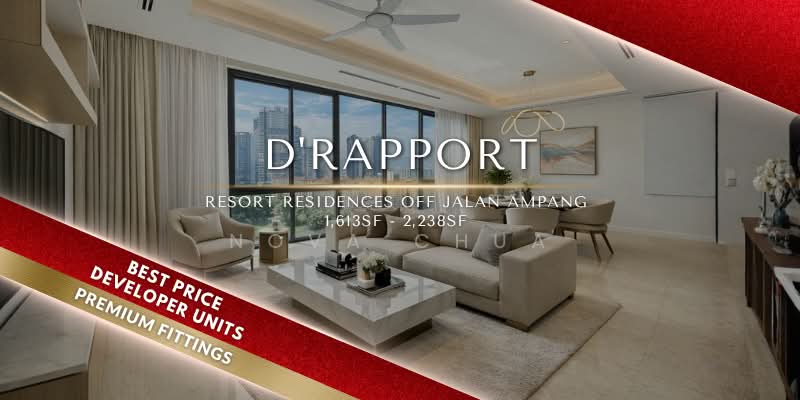 Condominium for Sale at Capella Embassy (D'Rapport Residences) - Nova Chua - Living Room - PropertyGuru.com.my
