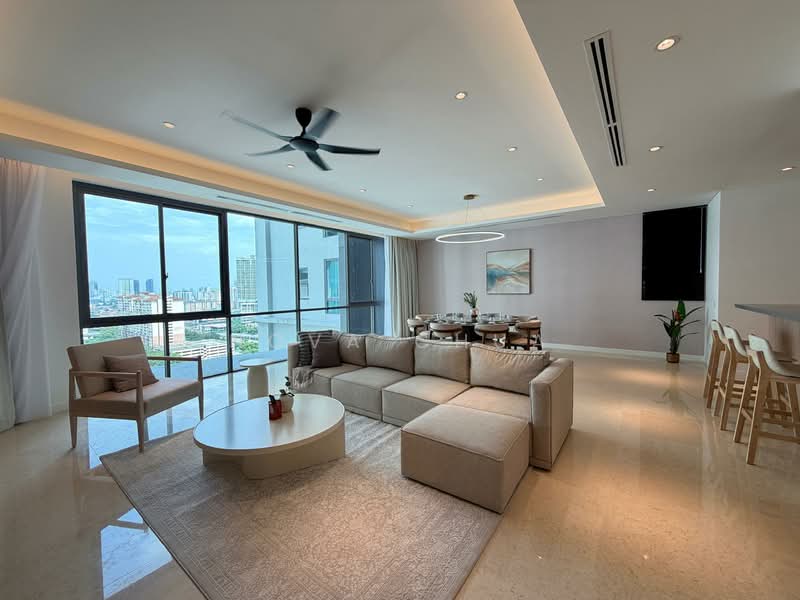 Condominium for Sale at Capella Embassy (D'Rapport Residences) - Nova Chua - Living Room - PropertyGuru.com.my
