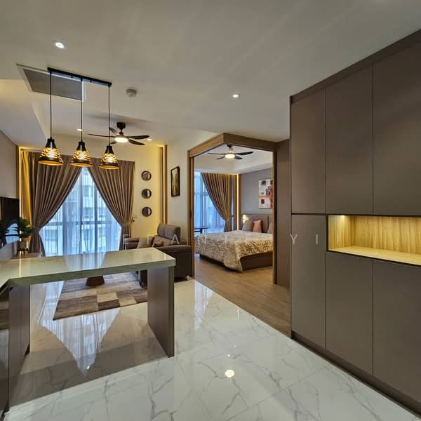 Servis Apartment untuk Disewa di Residensi 38 Bangsar - Stefanie Yii - Living Room - PropertyGuru.com.my