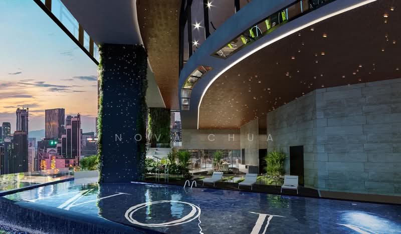 Servis Apartment untuk Dijual di Orion Residence Bukit Bintang - Nova Chua - Pool - PropertyGuru.com.my