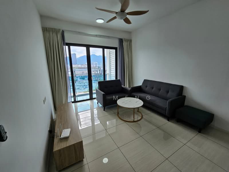 Kondominium untuk Disewa di Queens Residences Q1 @ Queens Waterfront - Hoy Meng - Living Room - PropertyGuru.com.my