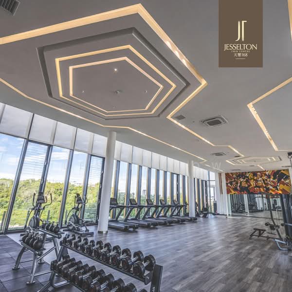 Kondominium untuk Dijual di Jesselton Twin Towers - Leslie Low - Gym - PropertyGuru.com.my