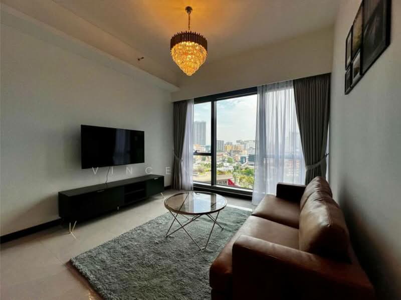 Servis Apartment untuk Dijual di Core Residence @ TRX - Vincent Yeoh - Living Room - PropertyGuru.com.my