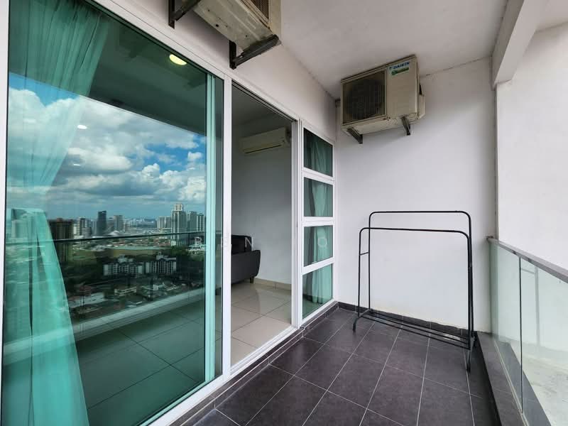 Service Residence for Rent at Pinnacle Tower - Ben Foo - Balcony - PropertyGuru.com.my
