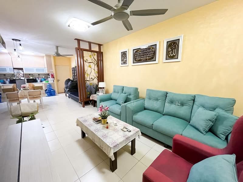 Apartment for Sale at De Bayu Apartment - Tasya Ruslan - Living Room - PropertyGuru.com.my