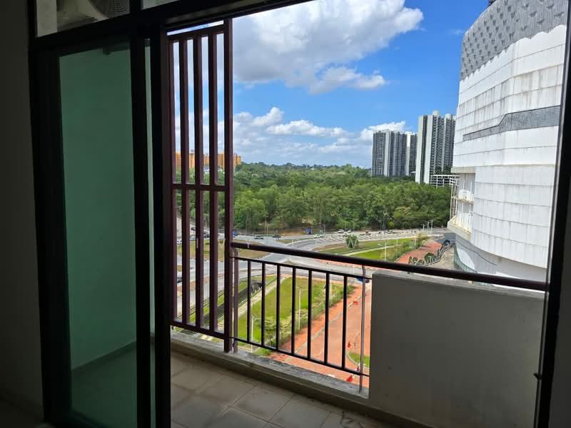 Servis Apartment untuk Disewa di Jentayu Residensi @ Tampoi - Ivy Low - Balcony - PropertyGuru.com.my