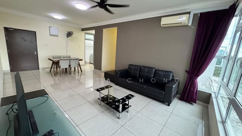 Servis Apartment untuk Disewa di Pangsapuri Tanah Emas (Golden Sands) - Elissa Chong - Living Room - PropertyGuru.com.my