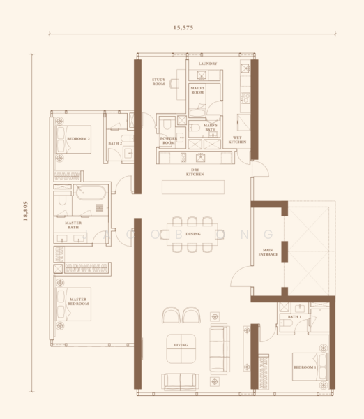 Servis Apartment untuk Dijual di Pavilion Damansara Heights - Jacob Ong - PropertyGuru.com.my