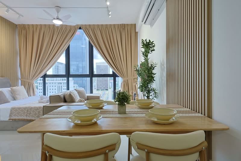 Service Residence for Rent at Majestic Residence - Kam Tong - Living Room - PropertyGuru.com.my