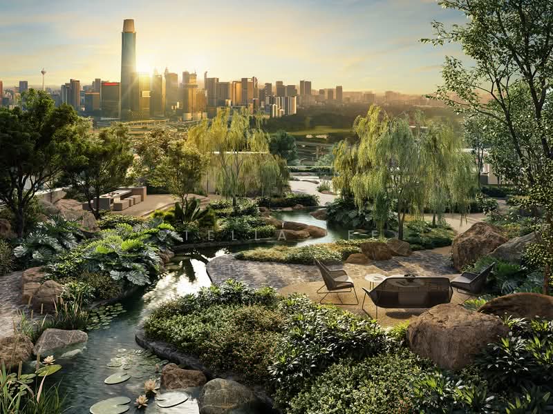 Service Residence for Sale at Sunway Cochrane - Stella Lee - Garden - PropertyGuru.com.my