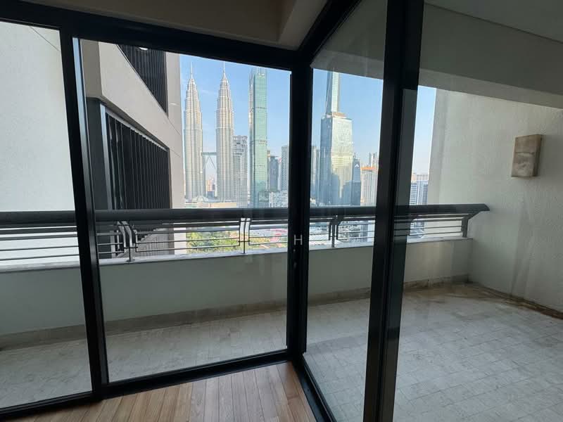Kondominium untuk Disewa di The Binjai on the Park - EK Chai - Balcony - PropertyGuru.com.my