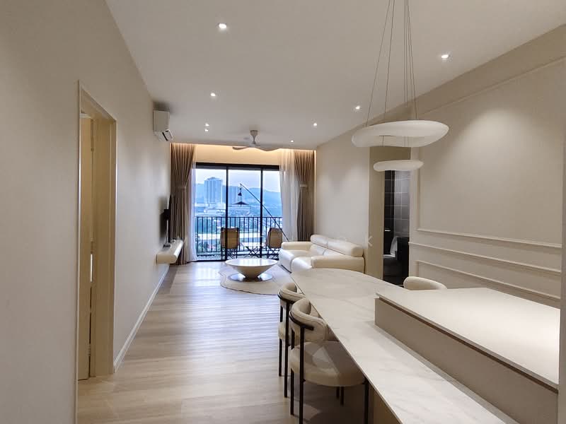 Servis Apartment untuk Disewa di The Netizen - MC Cheok - Living Room - PropertyGuru.com.my