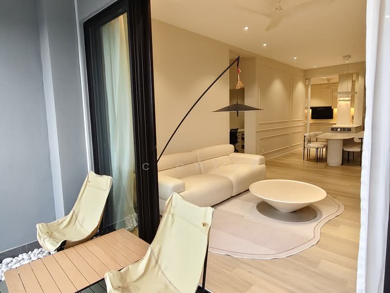 Servis Apartment untuk Disewa di The Netizen - MC Cheok - Living Room - PropertyGuru.com.my