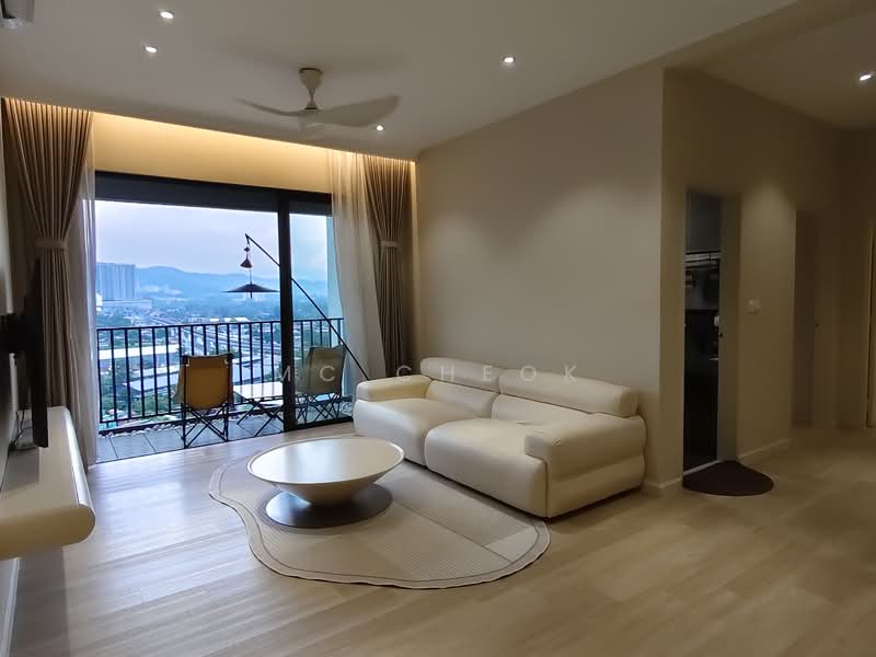 Servis Apartment untuk Disewa di The Netizen - MC Cheok - Living Room - PropertyGuru.com.my