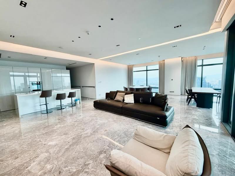Servis Apartment untuk Dijual di Four Seasons Place - Eric Wei - Living Room - PropertyGuru.com.my